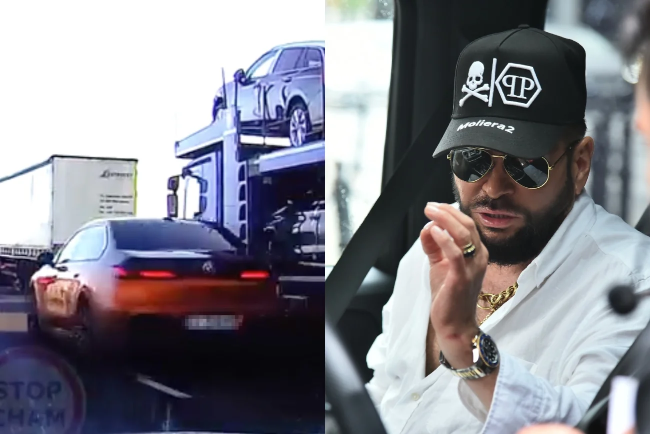 Krzysztof Rutkowski pędził BMW korytarzem życia po A2> Twierdzi, że nie