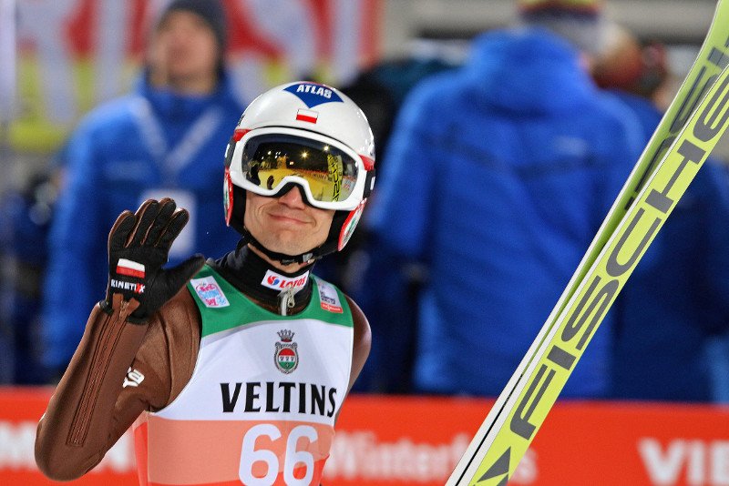 Niemcy, Oberstdorf – Kamil Stoch podczas pierwszego konkursu Turnieju Czterech Skoczni.