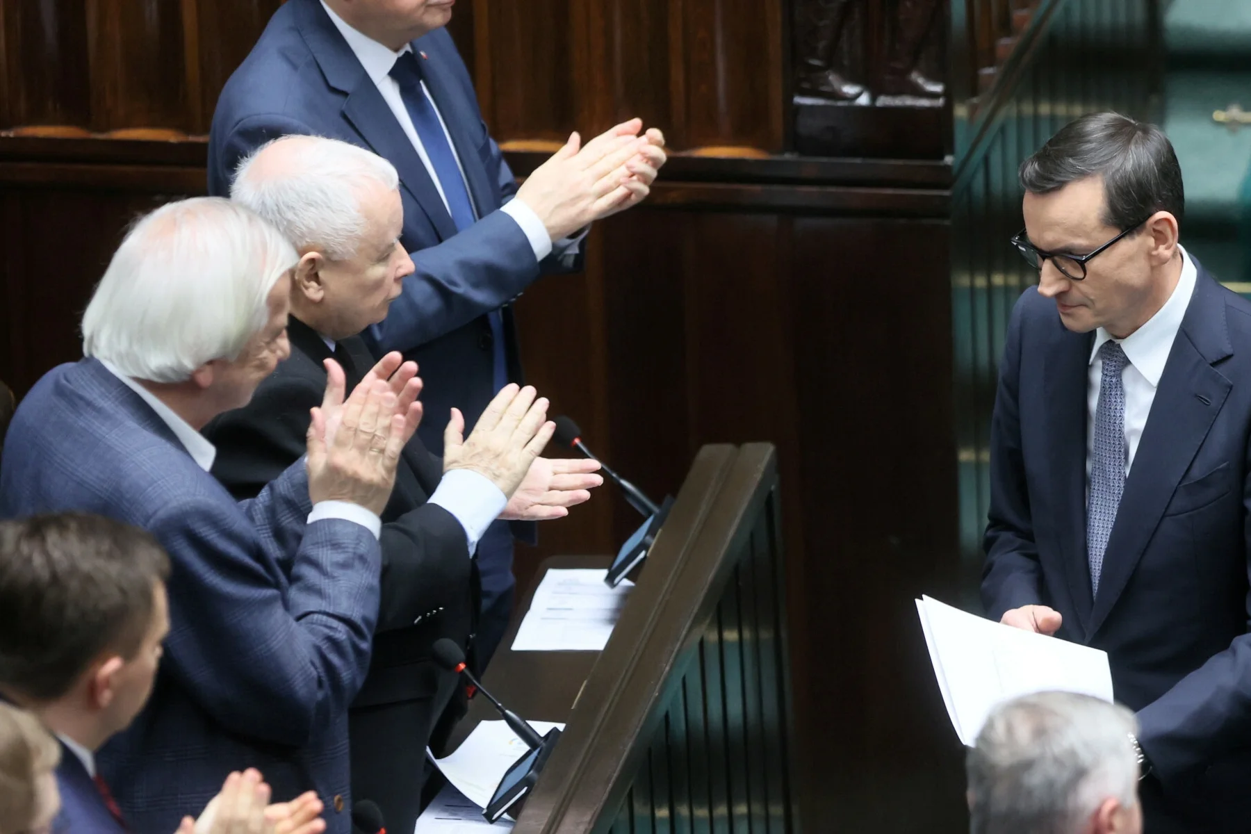 Politycy PiS w Sejmie, zdjęcie ilustracyjne