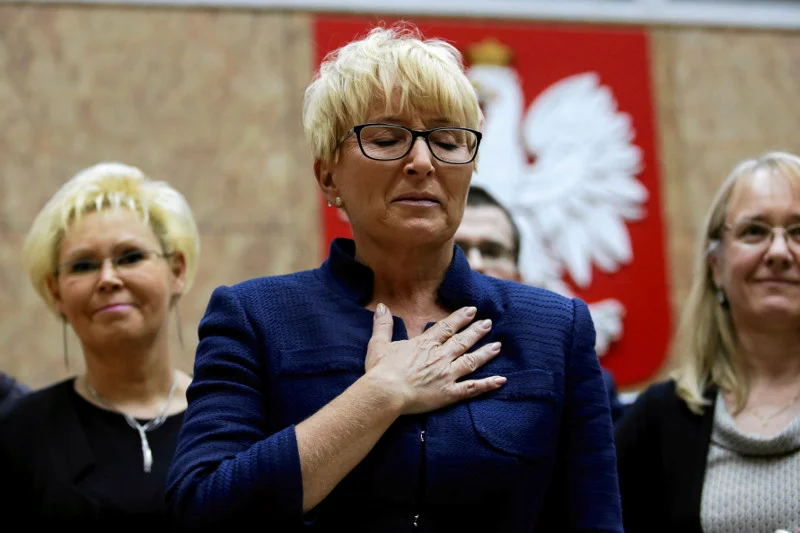 Sędzia Beata Morawiec, odwołana prezes Sądu Okręgowego w Krakowie czuje się zniesławiona przez resort sprawiedliwości