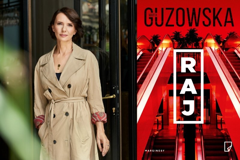 3 kwietnia w Polsce nakładem Wydawnictwa Marginesy ukaże się thriller psychologiczny, którego akcja rozgrywa się w centrum handlowym. ''Raj'' to najnowsza książka Marty Guzowskiej znanej z przygód archeolożki Simony Brenner