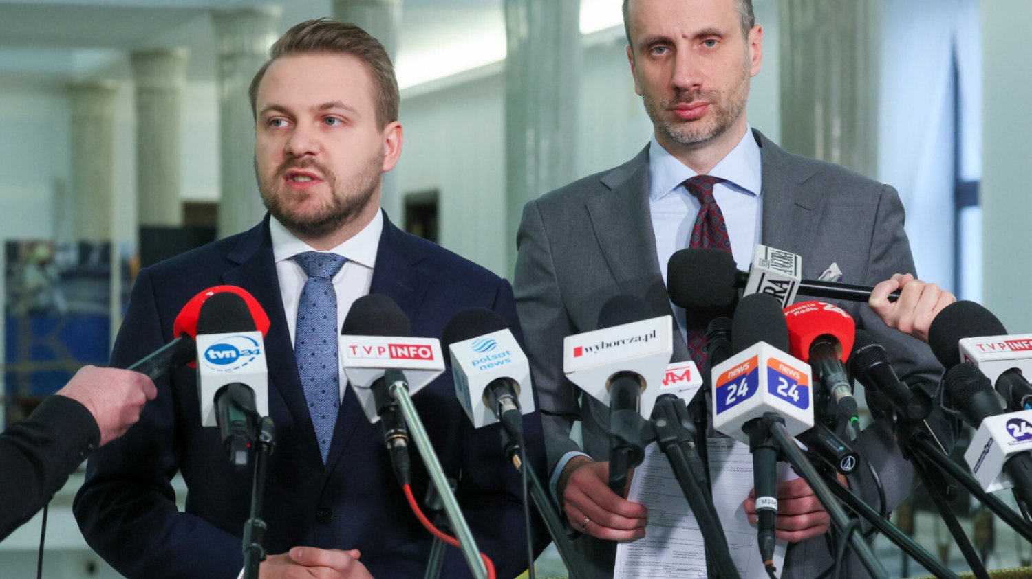 Jacek Ozdoba i Janusz Kowalski