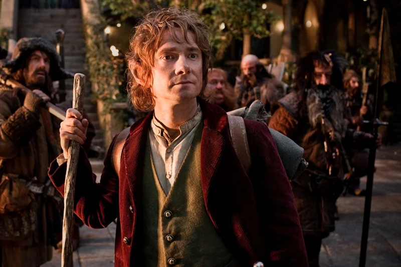 Kadr z filmu "Hobbit: niezwykła podróż".