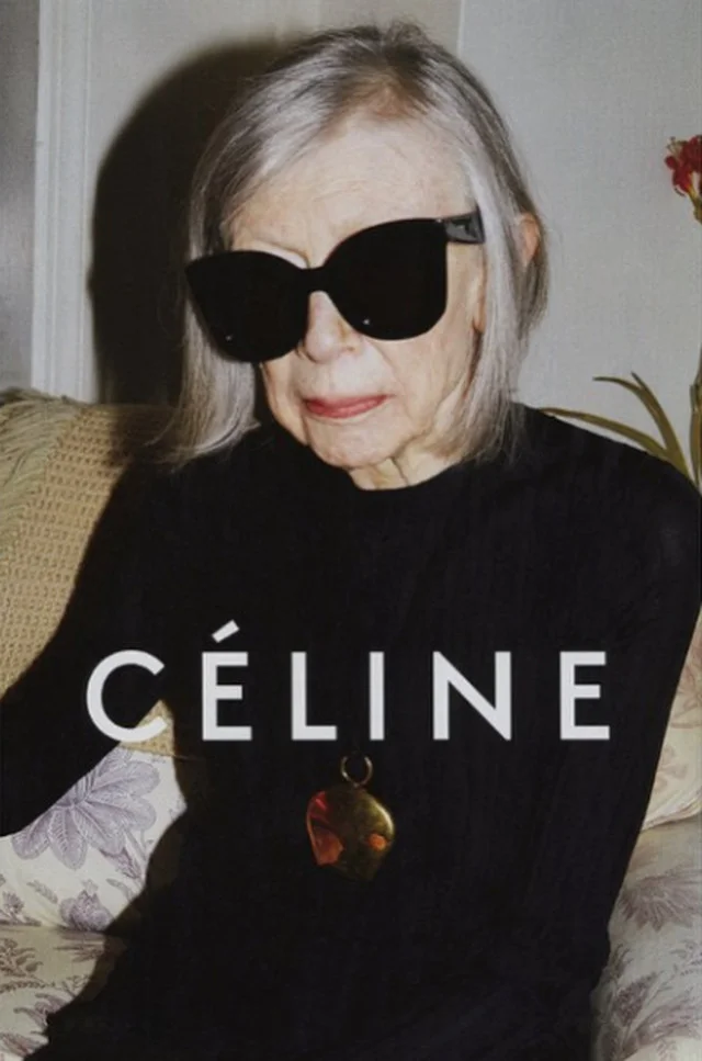 Joan Didion w kampanii Celine.