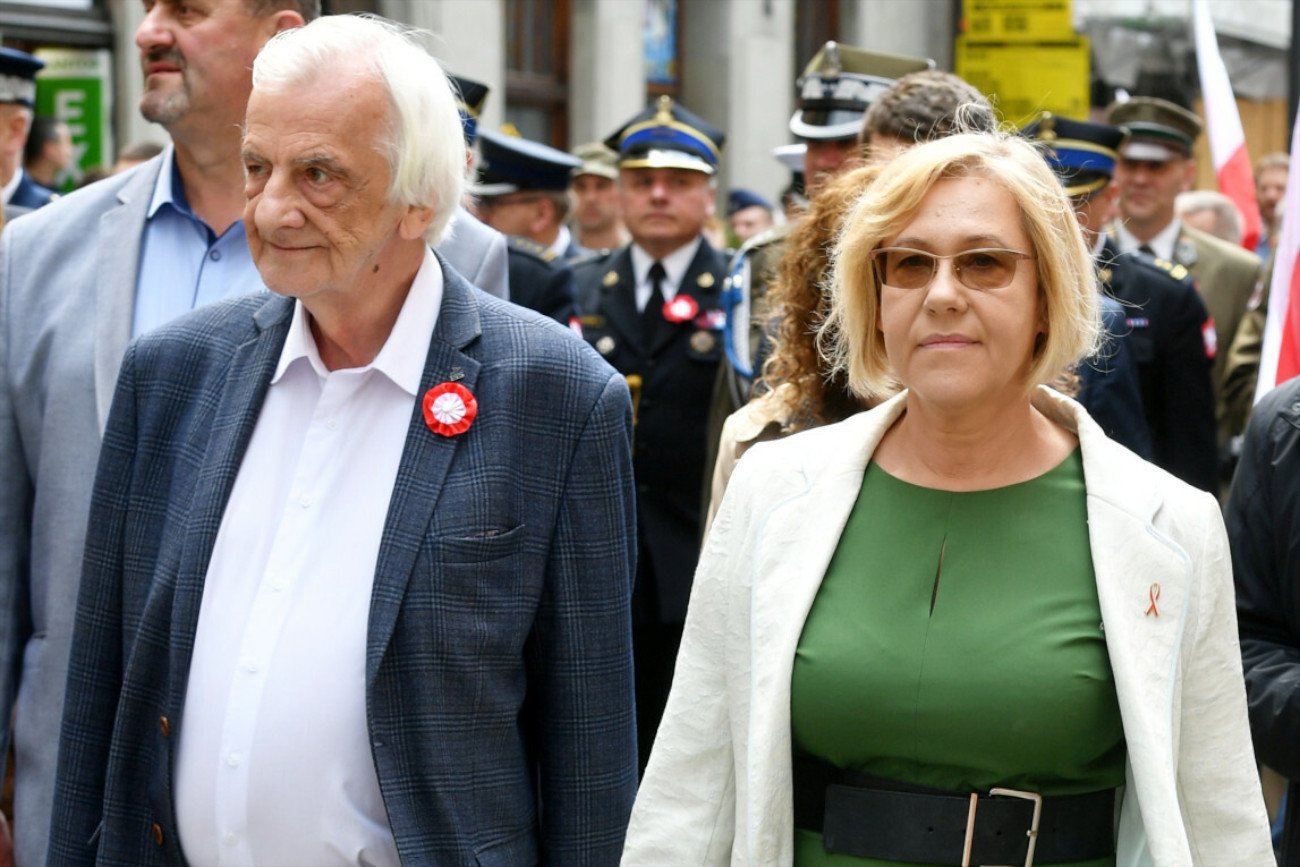 Ryszard Terlecki i Barbara Nowak