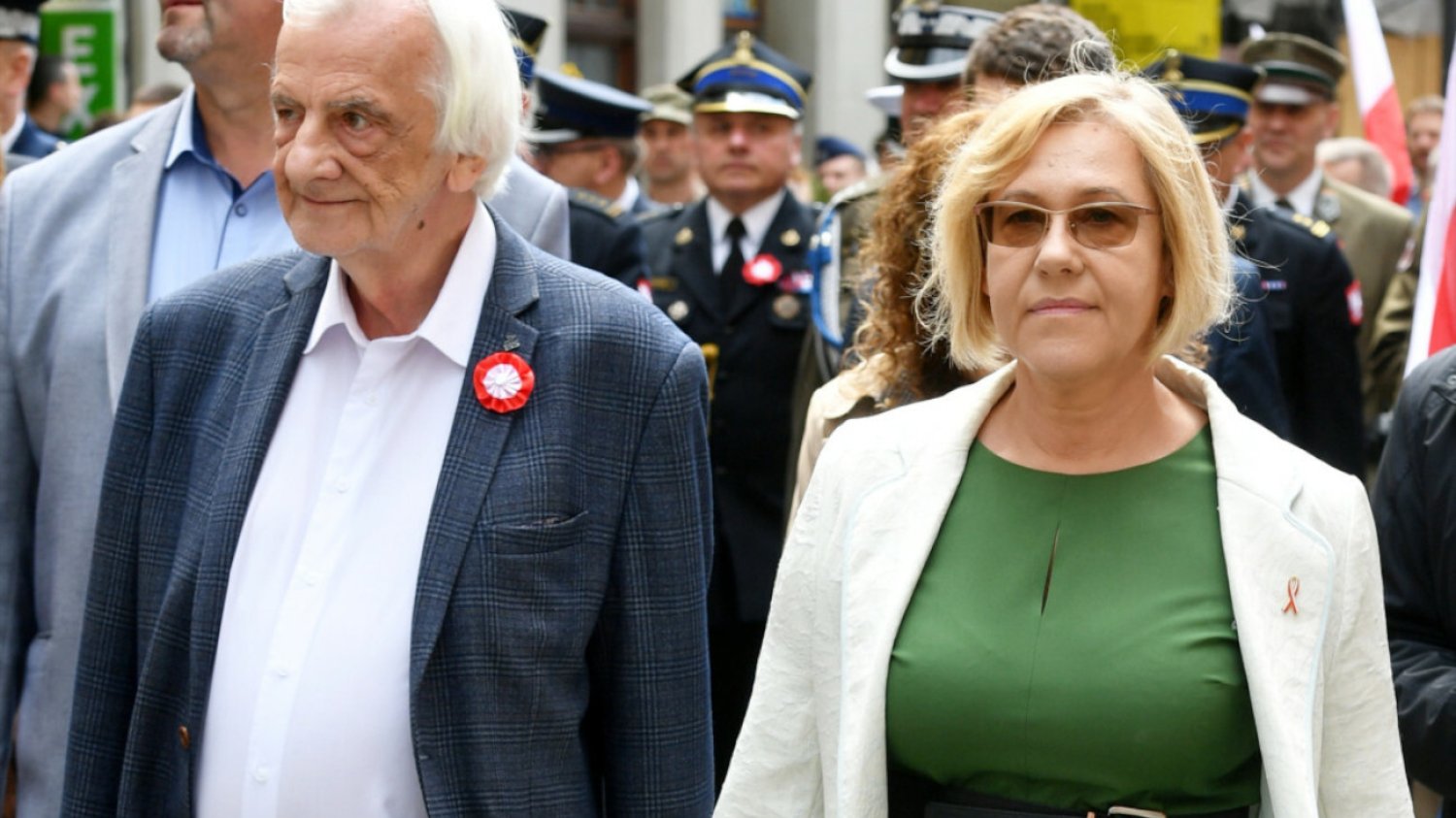 Ryszard Terlecki i Barbara Nowak