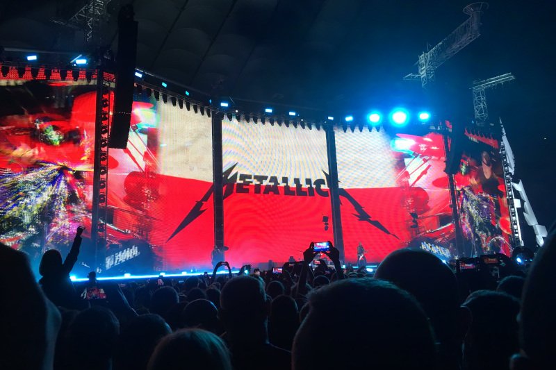 Środowy koncert był 12. występem Metalliki w Polsce.