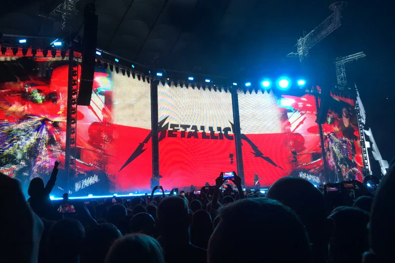 Środowy koncert był 12. występem Metalliki w Polsce.