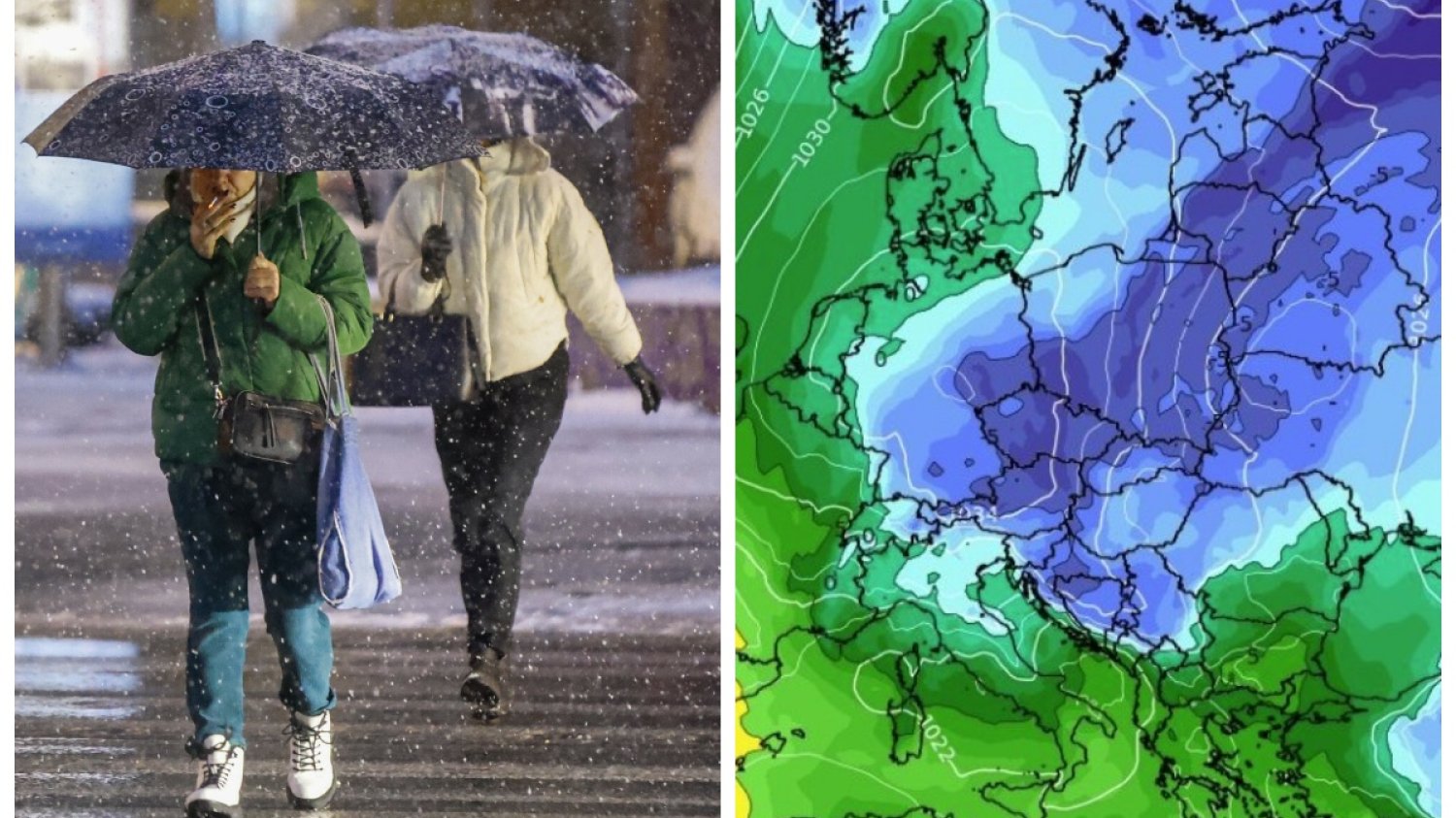 Kiedy wrócą mrozy? Na ten mapce z 29 listopada widać, że będzie chłodniej, ale zima da o sobie znać dopiero w grudniu