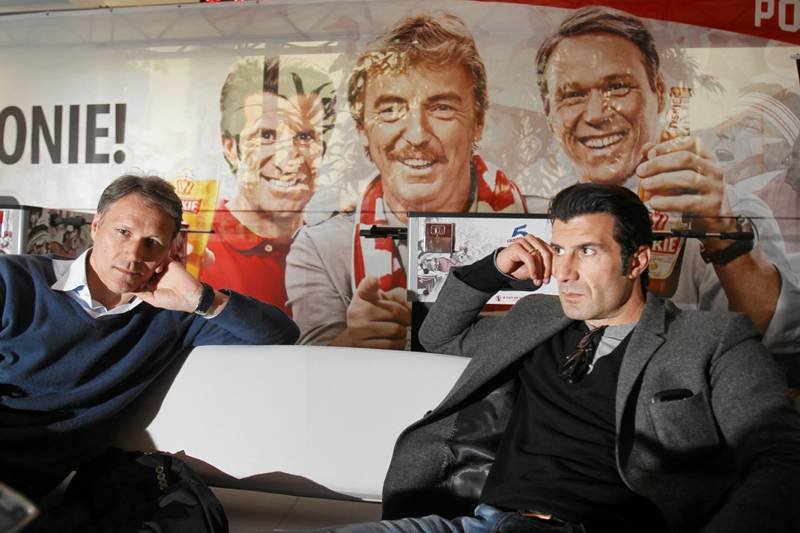 Marco Van Basten i Luis Figo. Obaj znaleźli się w naszym rankingu.