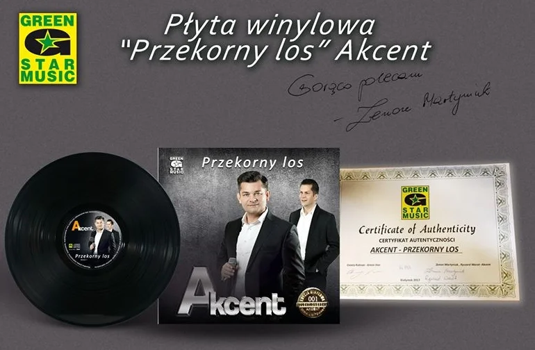 Limitowana edycja płyty Akcent na winylu.