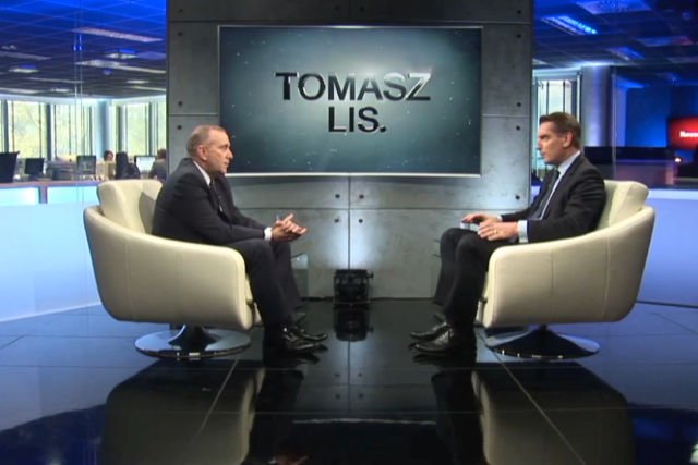 Jednym z zaproszonych gości programu był dziś Grzegorz Schetyna