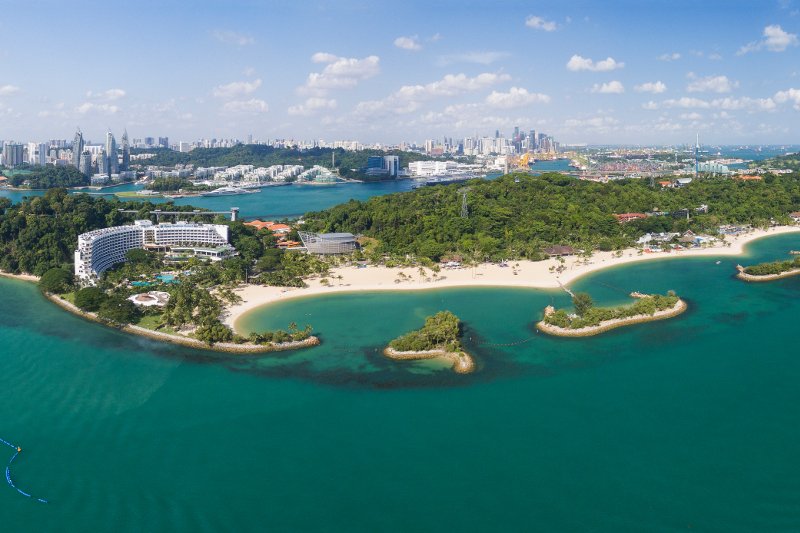 Singapurska wyspa Sentosa – tu 12 czerwca dojdzie do spotkania na szczycie Donalda Trumpa i Kim Dzong Una.