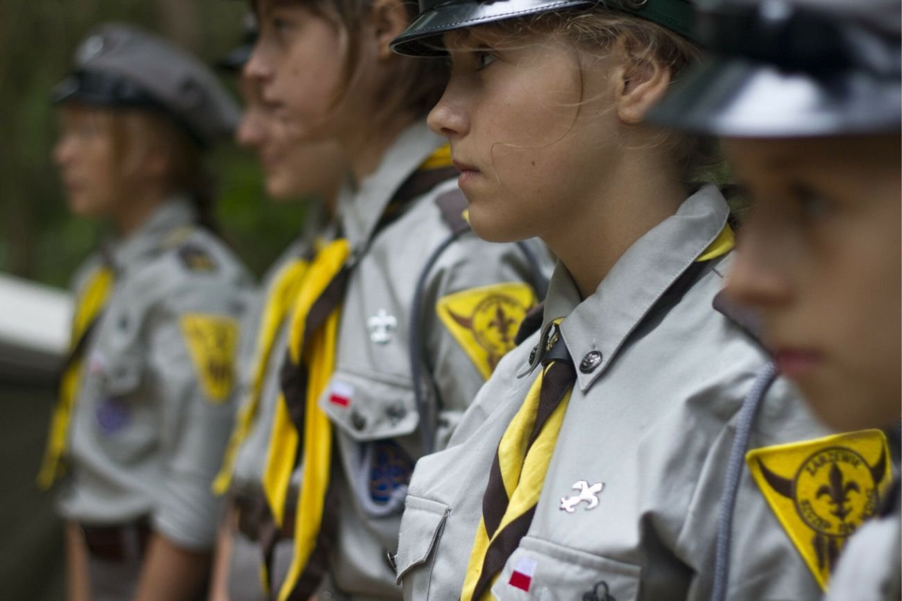 Harcerze ZHP.