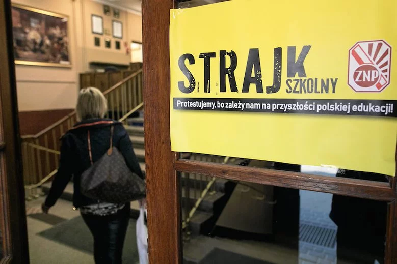 Fot. Nauczyciele nie poddają się i nie przerywają strajku