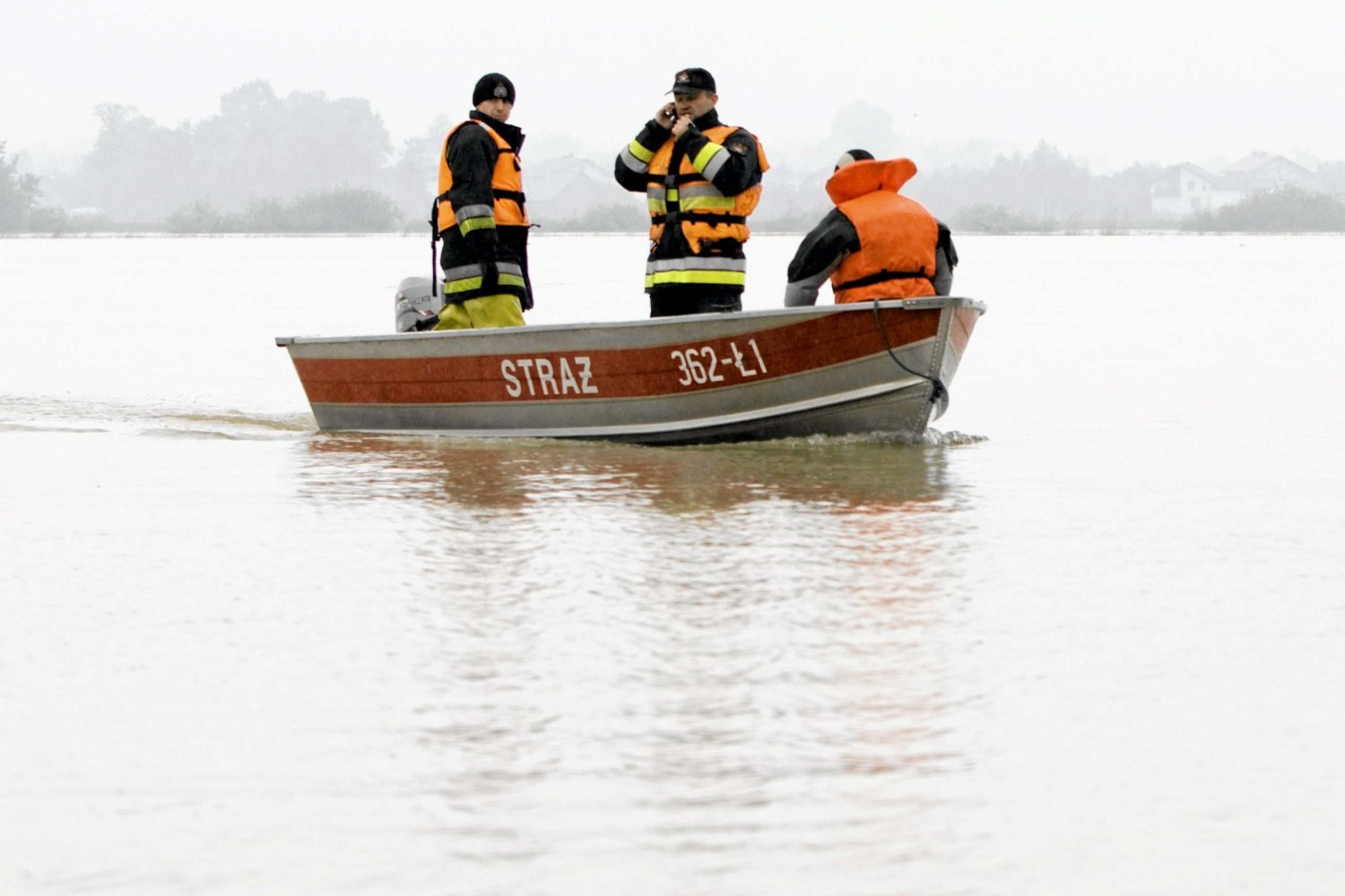 Polska łódź ratunkowa w Jaszowicach.
