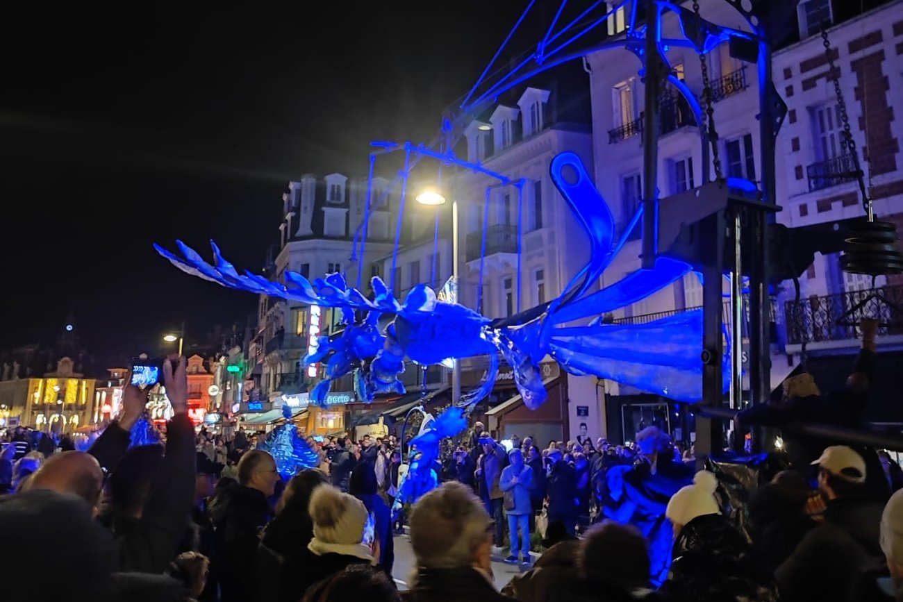 Tragedia na świątecznej paradzie we Francji. Wielki ptak przewrócił się na tłum świętujących ludzi.