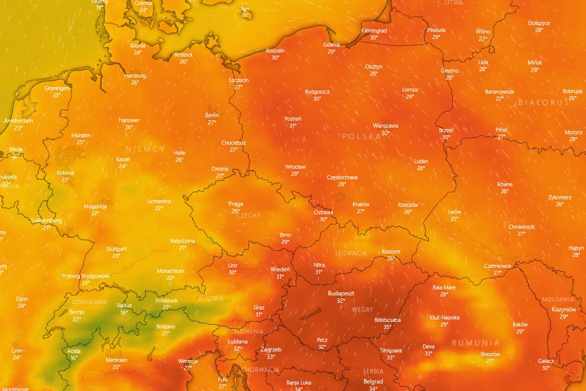 Sierpień 2021 ma być najgorętszy od 30 lat, co objawiać się może między innymi tzw. superkomórkami burzowymi.