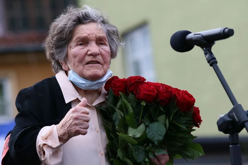Wanda Traczyk-Stawska, ps. Pączek kończy w dziś 94 lat.