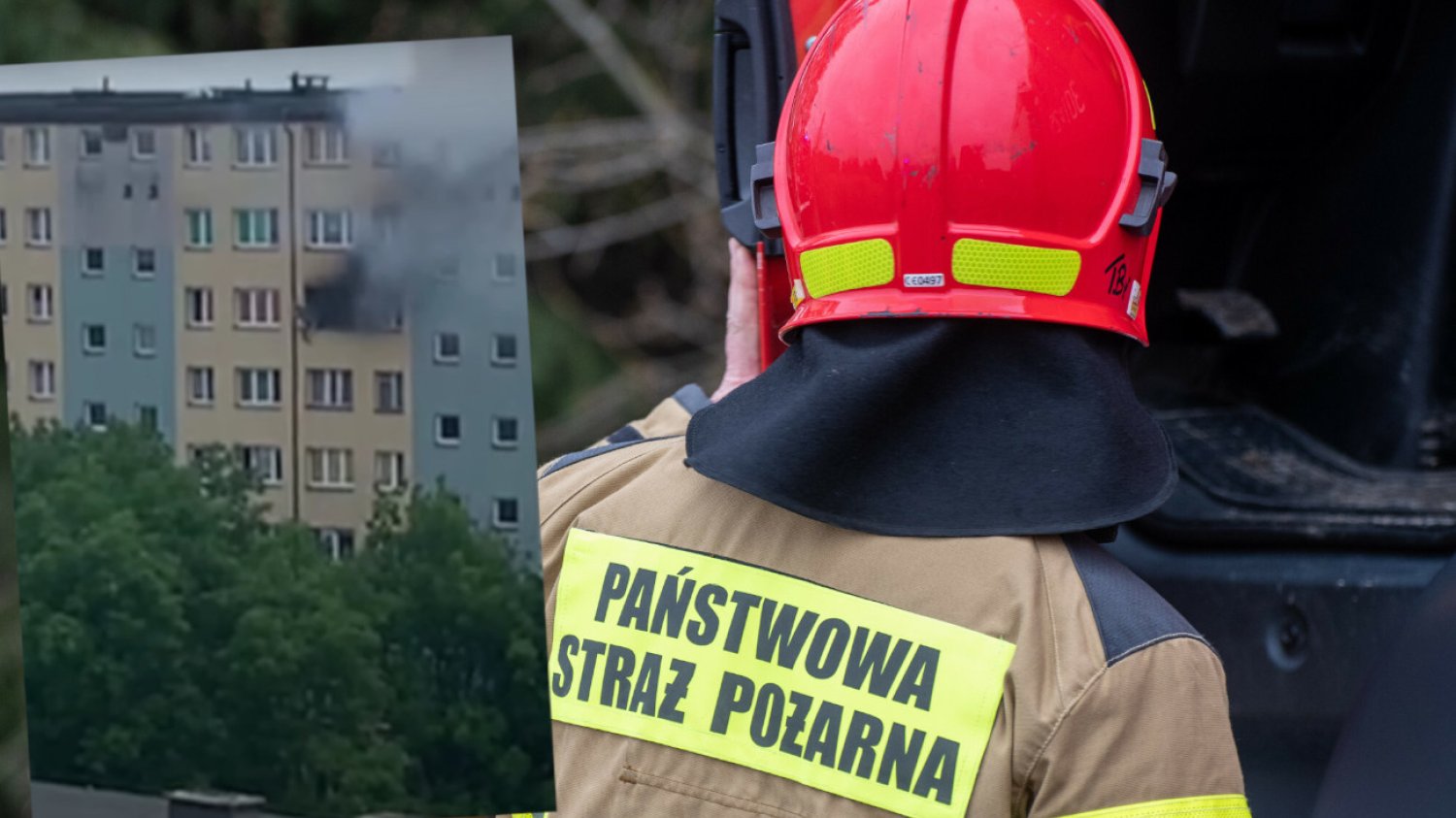 Tragiczny pożar w Tychach. 60-latka wyskoczyła z balkonu na 7. piętrze Tragiczny pożar w Tychach. 60-latka wyskoczyła z balkonu na 7. piętrze