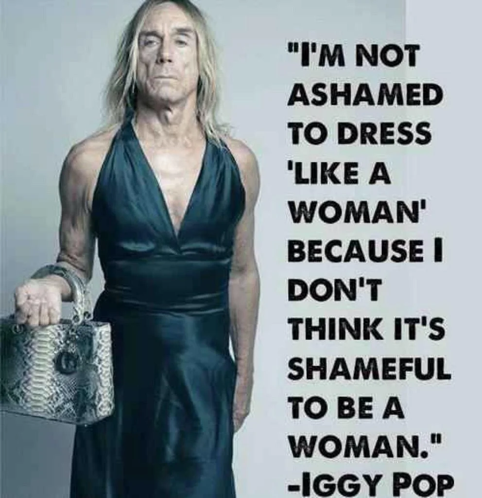 Iggy Pop umie w feminizm.