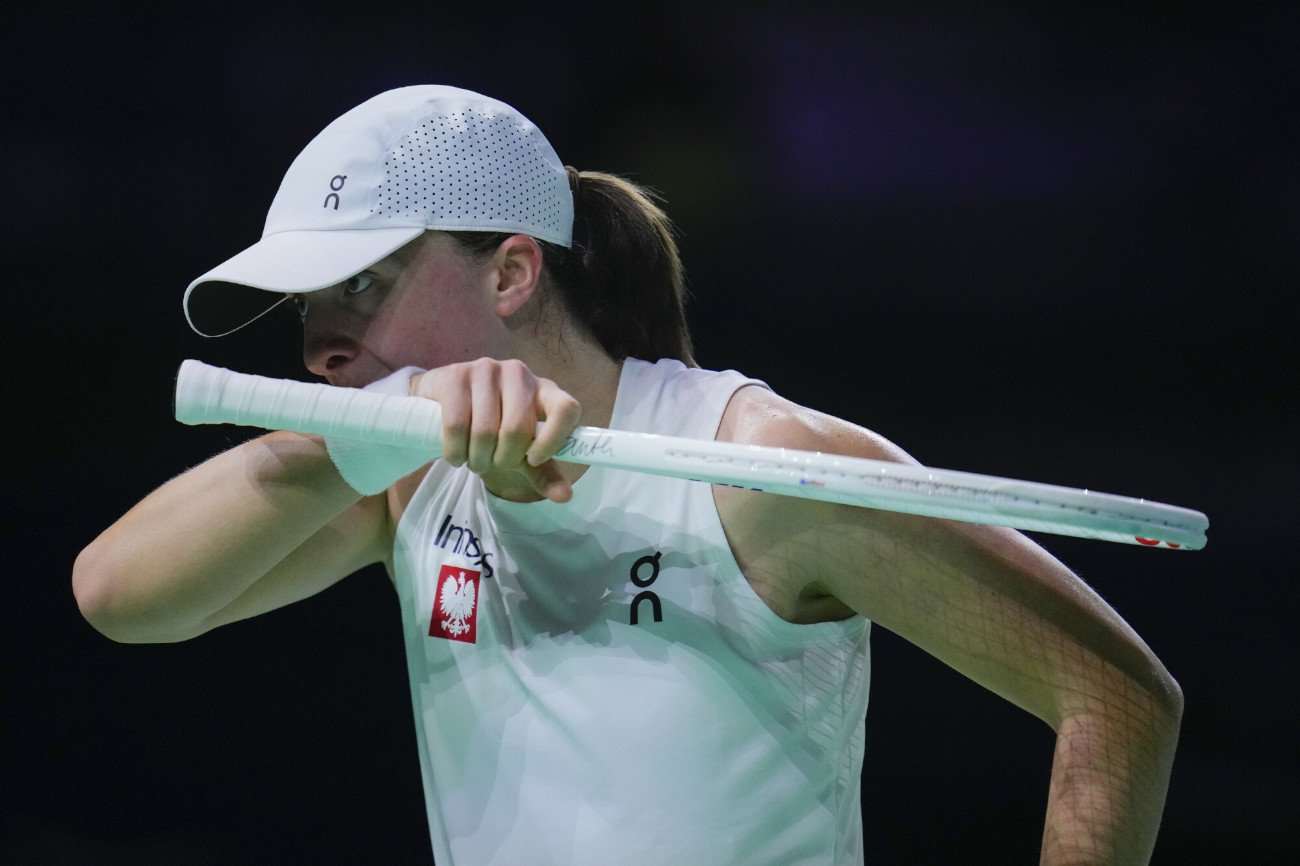 Iga Świątek w trakcie turnieju