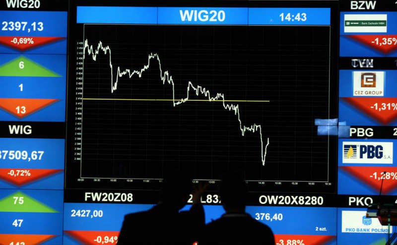 Inwestorzy są coraz bardziej zaniepokojeni planami gospodarczymi PiS. (zdjęcie ilustracyjne z 2008 roku)