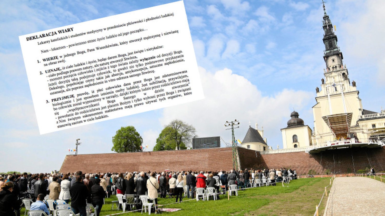 Deklaracja wiary polskich lekarzy budzi coraz większe kontrowersje.