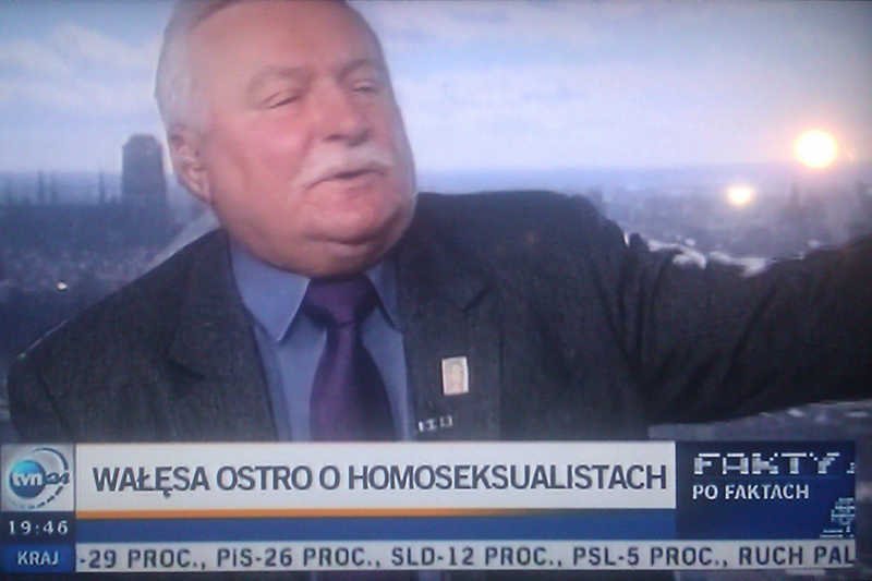 Występem w TVN24 Lech Wałęsa ściągnął na siebie krytykę.