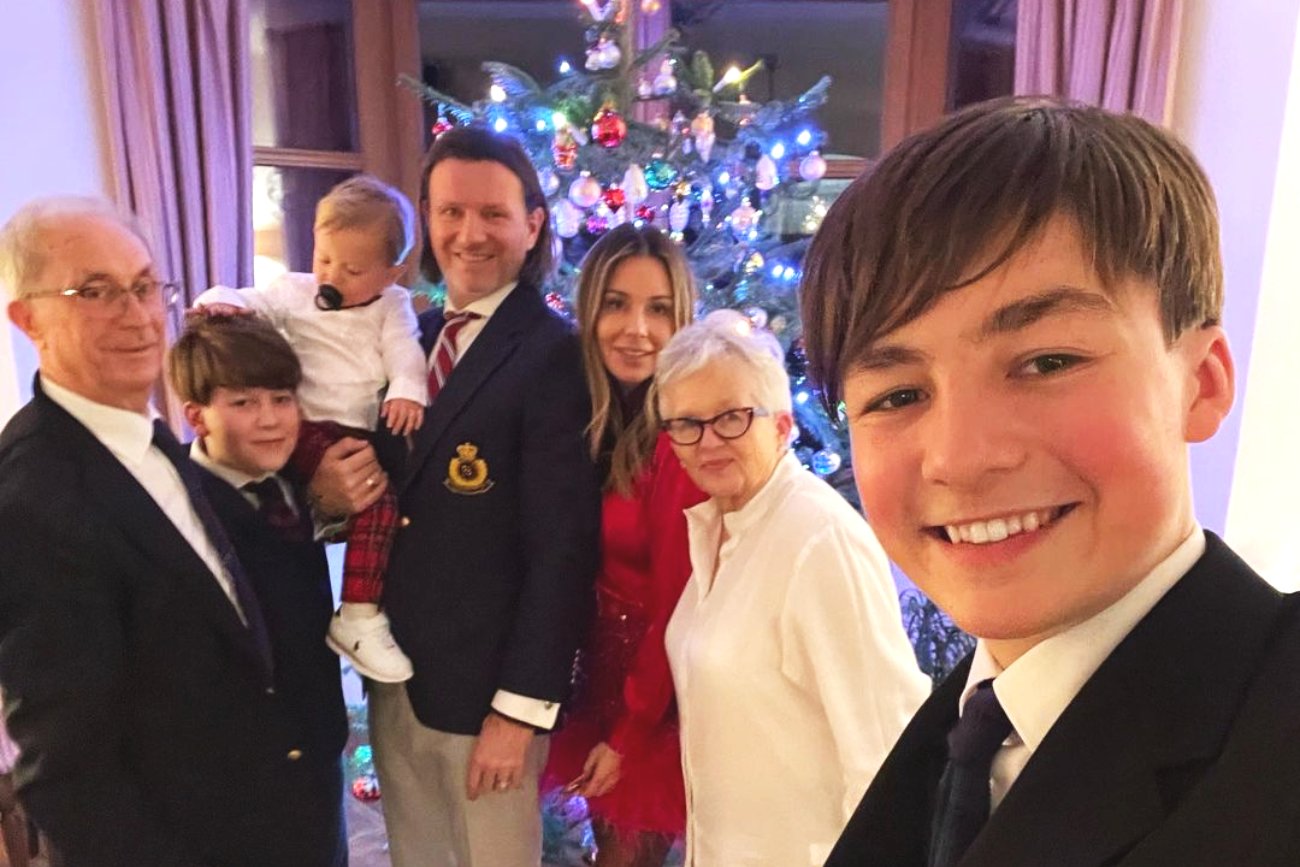 Rodzina Rozenek-Majdan obchodziła wigilię Bożego Narodzenia w połowie grudnia