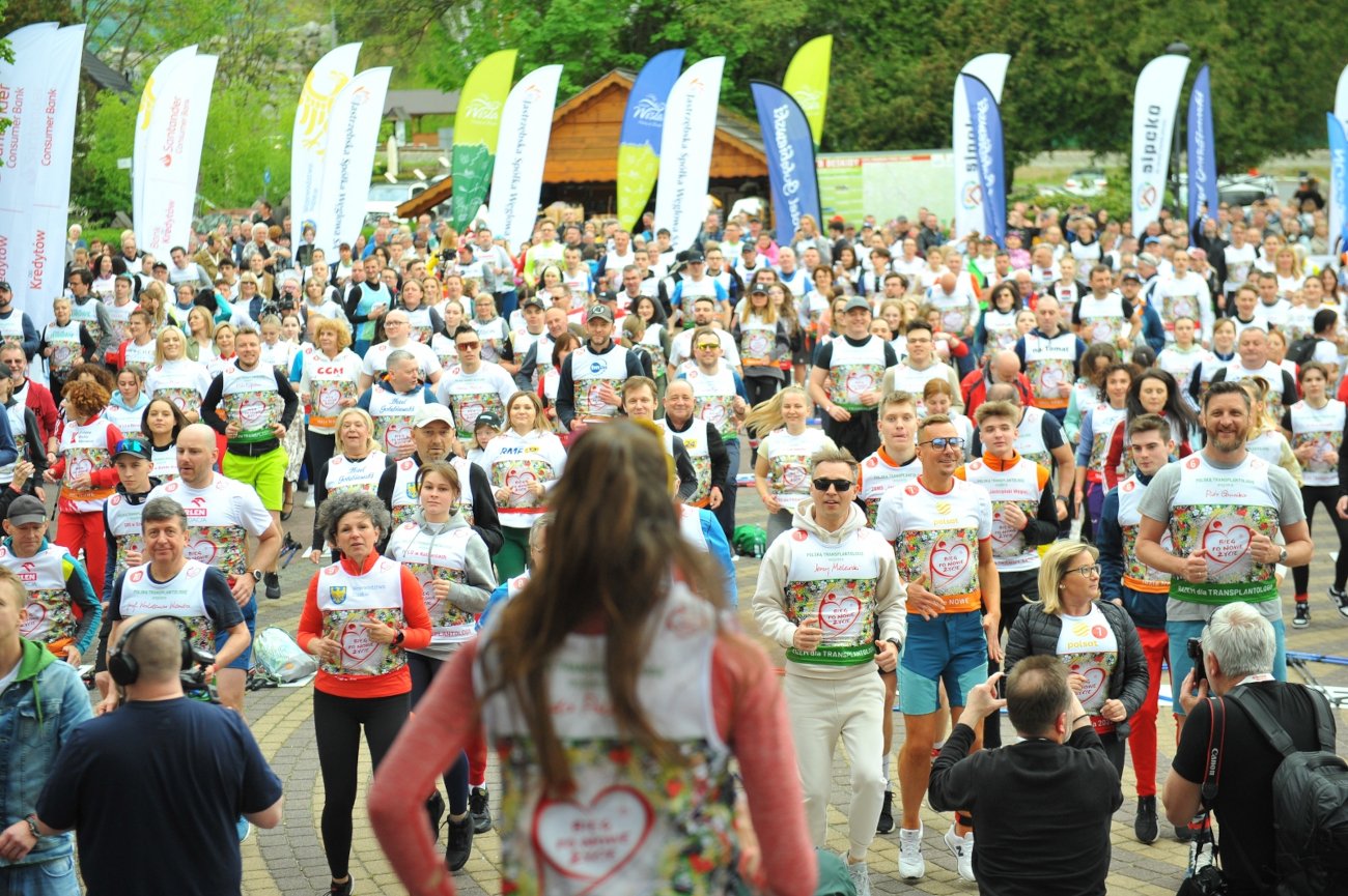 Rozgrzewka 22. Biegu po Nowe Życie.