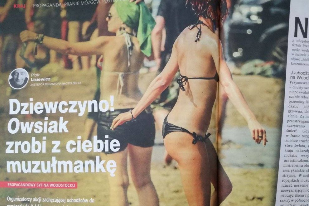 Tak to prawda, oni to napisali. Prawica ostrzega uczestniczki Woodstock, że wrócą jako muzułmanki.