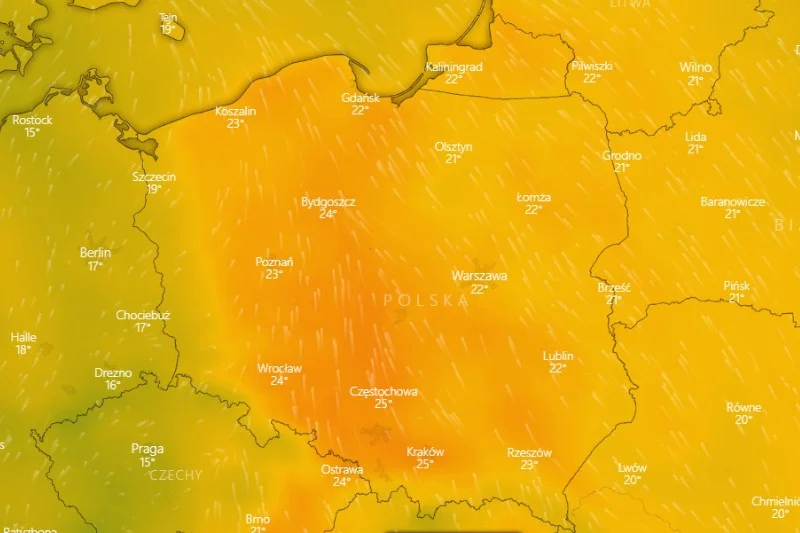 W kolejny weekend znowu będzie ciepło.