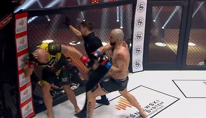 Marcin Najman zmierzył się w sobotę z Szymonem Wrześniem. I znów przegrał