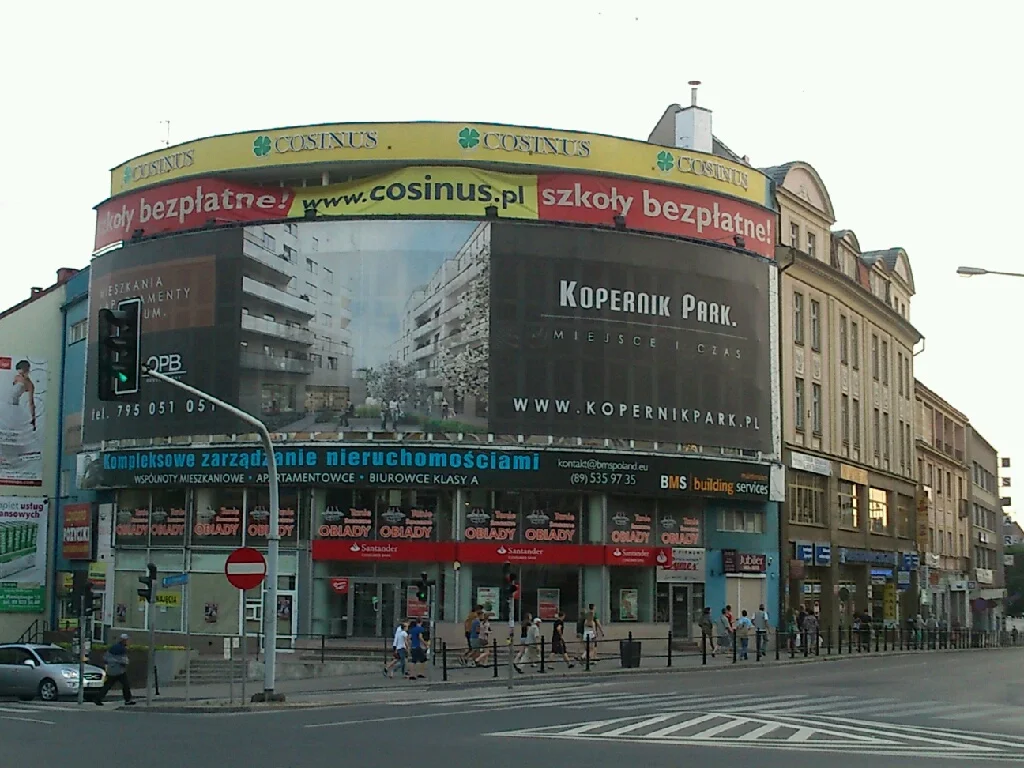 W brzydocie reklamowej Olsztyn (na zdjęciu) wyprzedził Warszawę