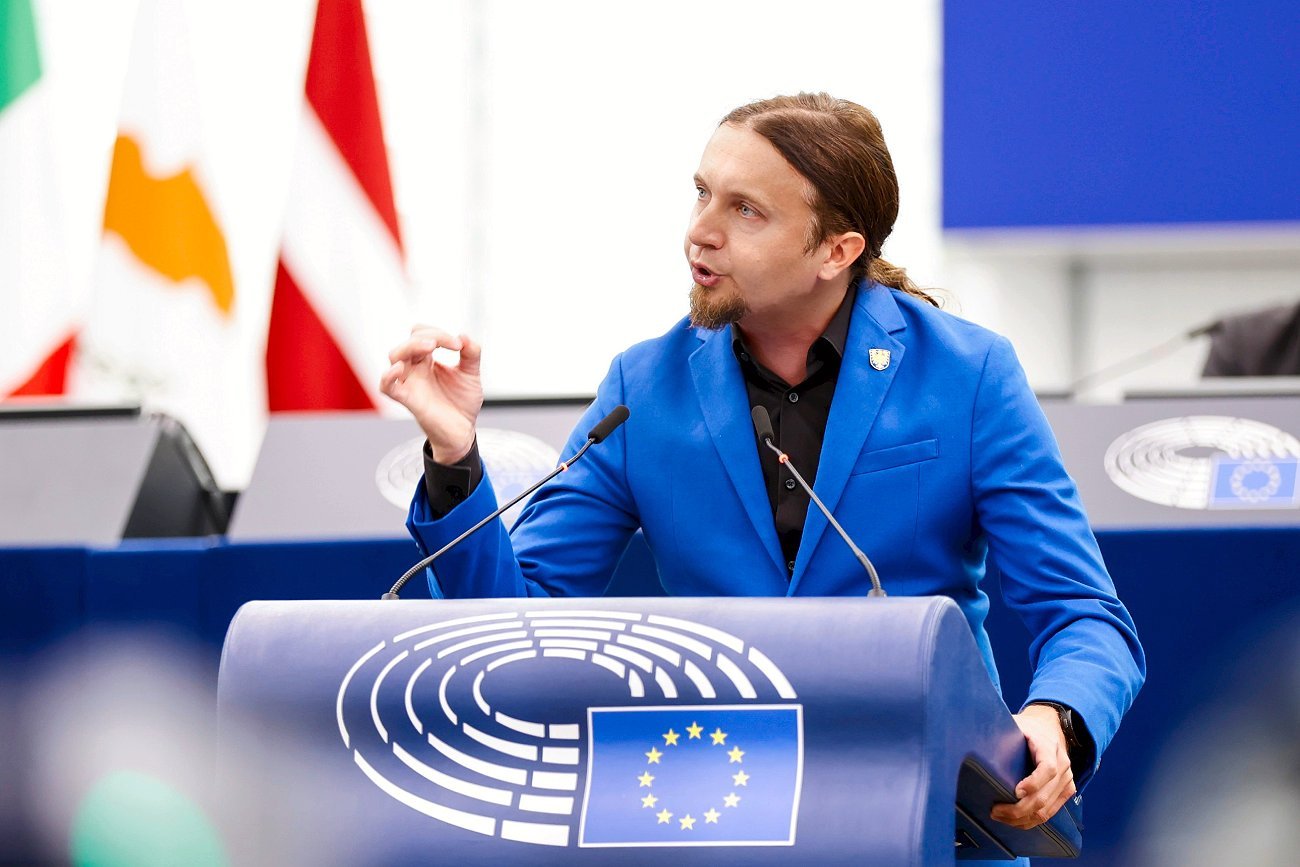 Europoseł Nowej Lewicy Łukasz Kohut w PE Europoseł Nowej Lewicy Łukasz Kohut w PE