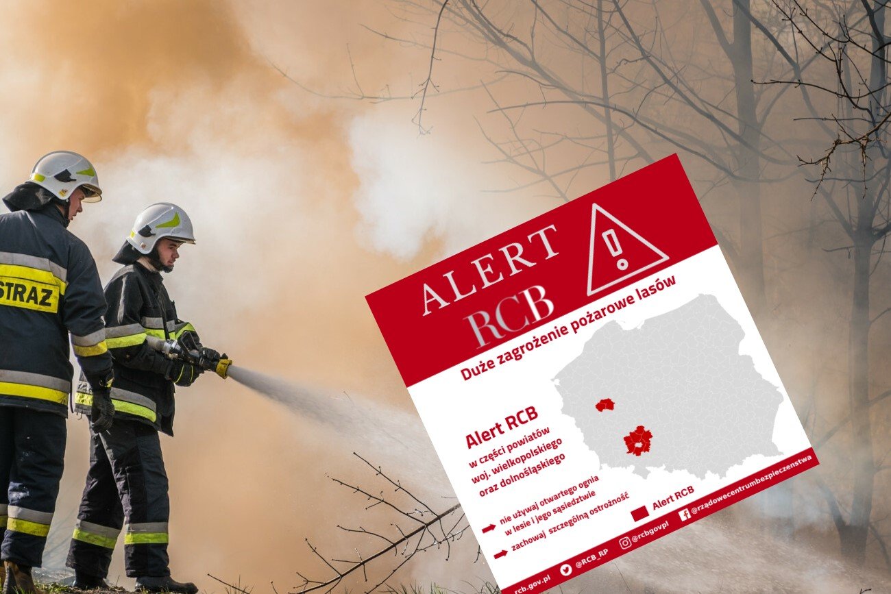 RCB ostrzega przed pożarami, które może wywołać fala upałów