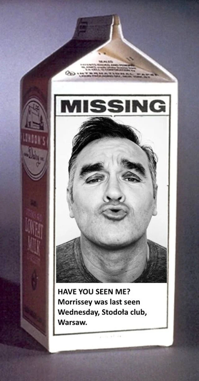 Morrissey zszedł ze sceny po kilku piosenkach.