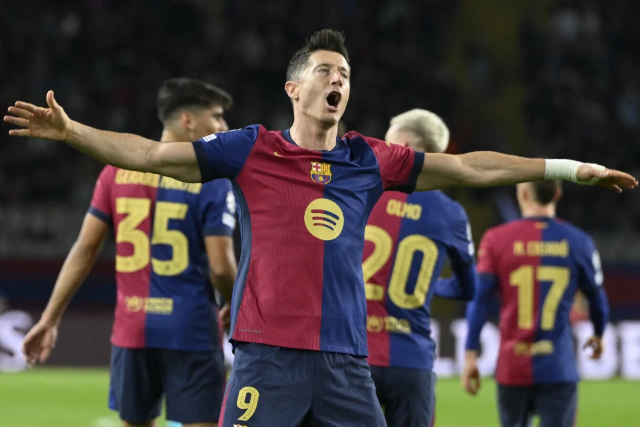 Robert Lewandowski przeszedł do historii. Strzelił 100. i 101. bramkę w Lidze Mistrzów.