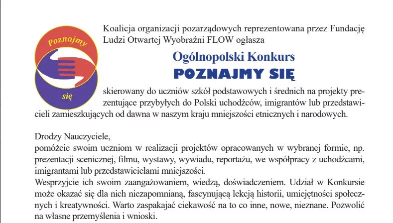 Fragment ulotki.