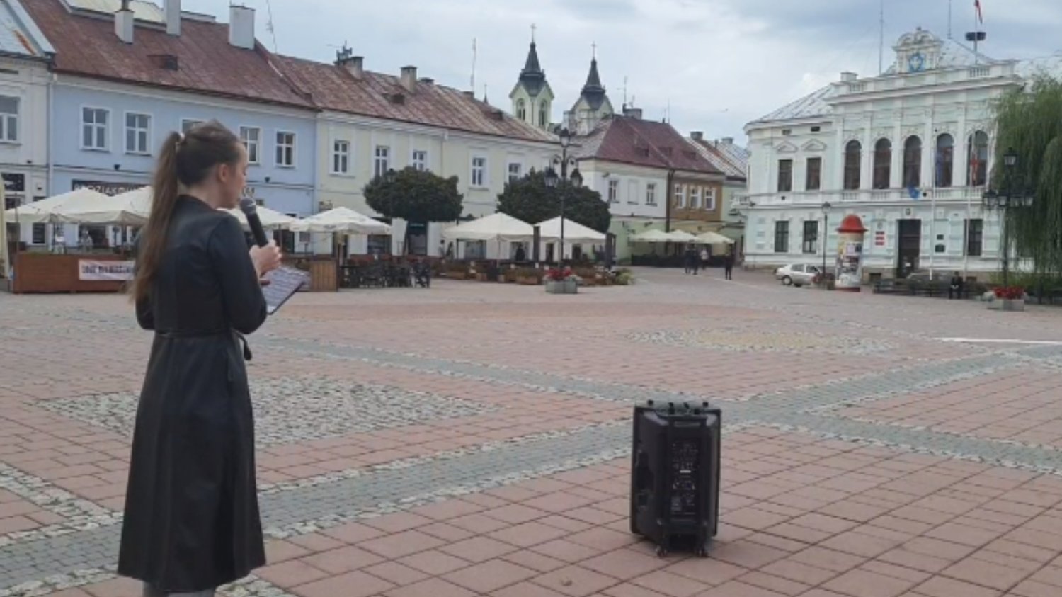 Frekwencja na antyukraińskim proteście w Sanoku.