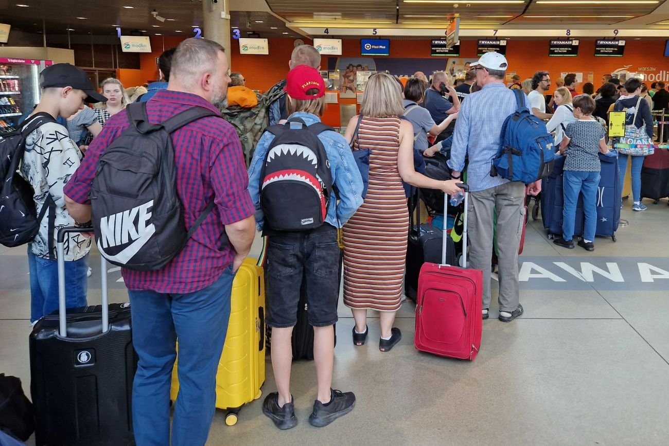 Lotnisko w Modlinie jest jednym z największych w Polsce