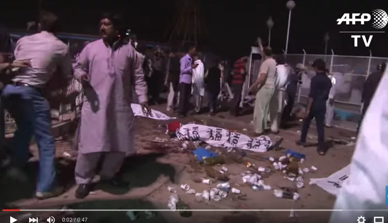 Zamach w Lahore.