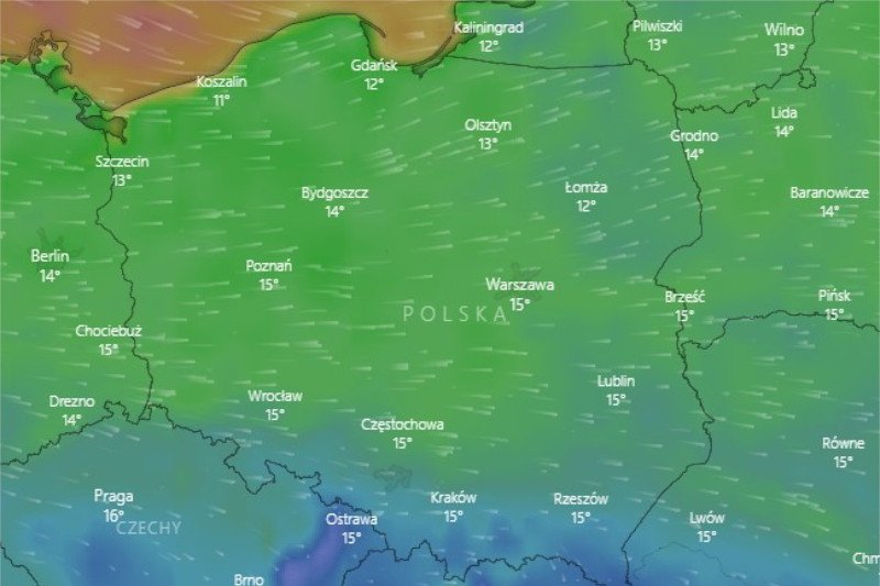 Niż Ignez namiesza w pogodzie we wtorek i środę.