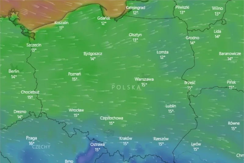 Niż Ignez namiesza w pogodzie we wtorek i środę.