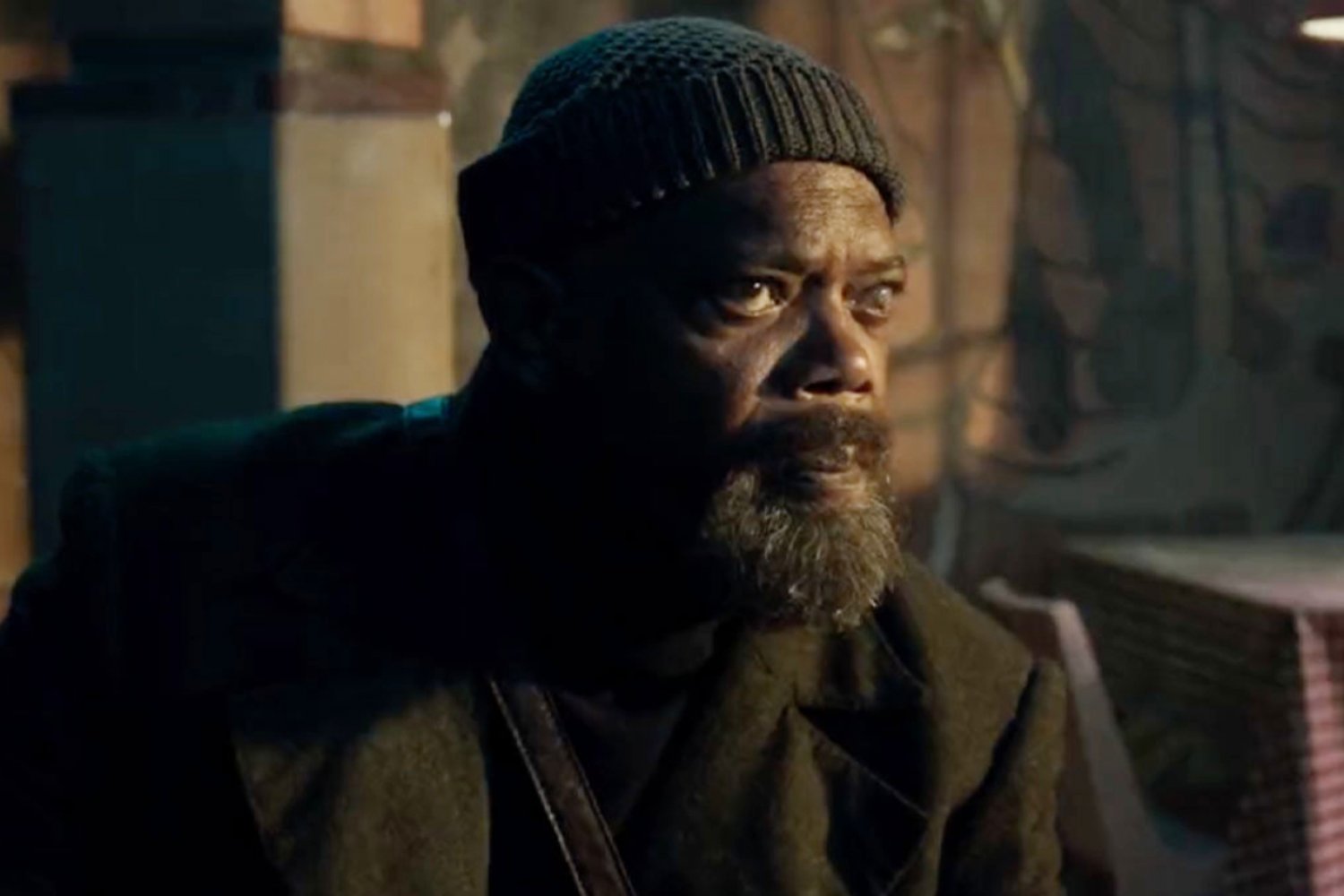 Samuel L. Jackson jako Nick Fury walczy z najazdem kosmitów w zwiastunie serialu "Tajna Inwazja". Samuel L. Jackson jako Nick Fury walczy z najazdem kosmitów w zwiastunie serialu "Tajna Inwazja".