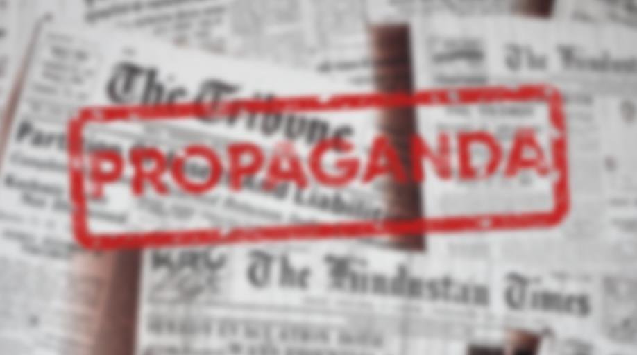 Propaganda – celowe działanie rządu bądź grup politycznych zmierzające do ukształtowania określonych poglądów i zachowań zbiorowości ludzkiej lub jednostki