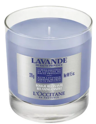 Świeca o zapachu lawendy L'Occitane