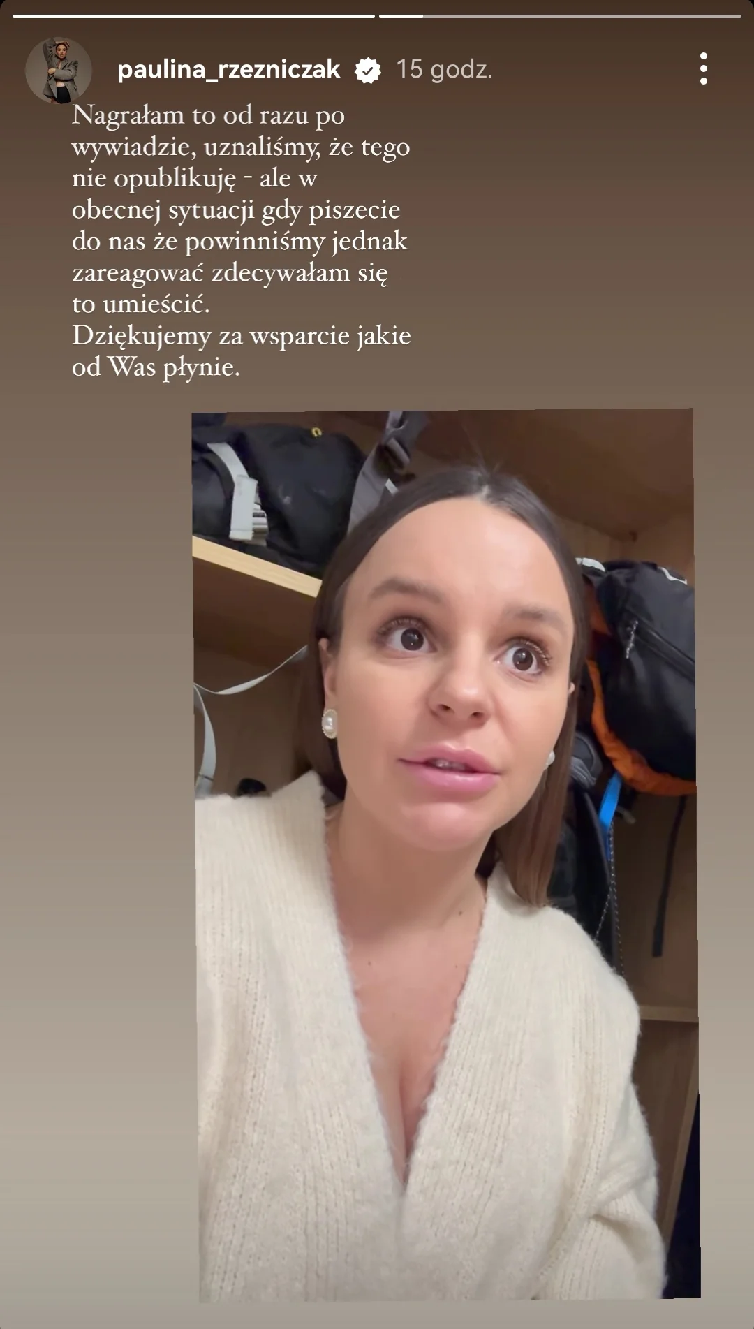 Żona Rzeźniczaka komentuje wywiad w "Dzień dobry TVN". "Zostaliśmy zaatakowani"