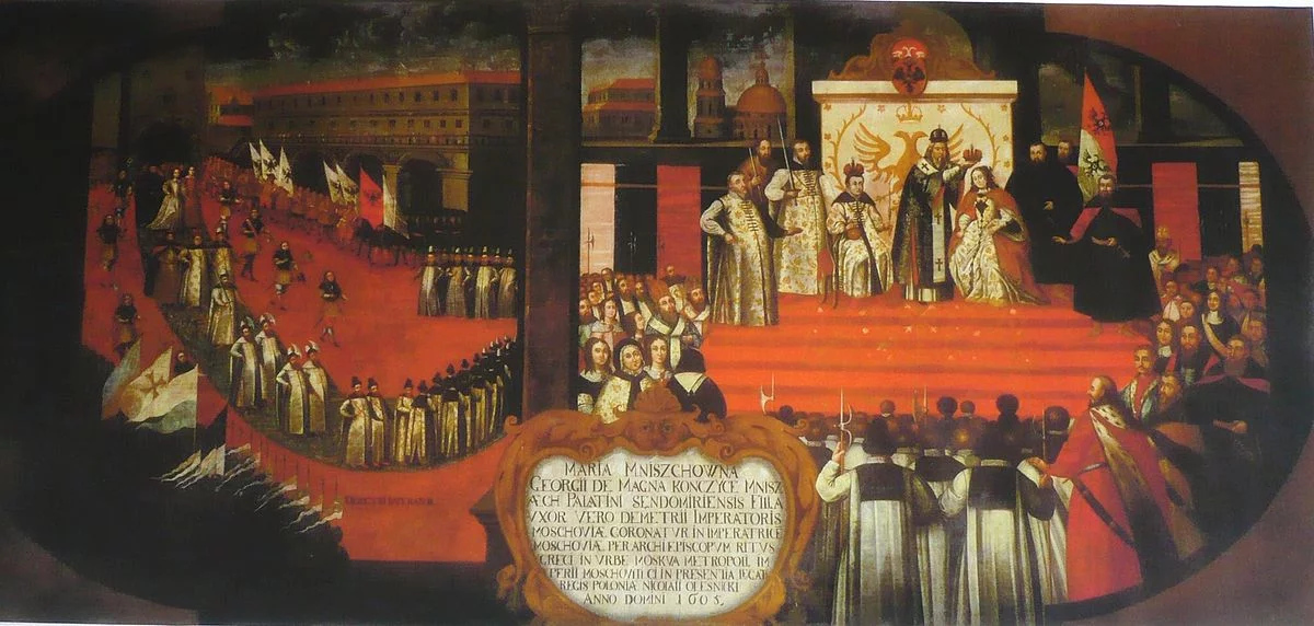 Koronacja Maryny Mniszchówny na carycę moskiewską.